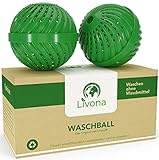 2 x Original Livona® Waschball - Öko Waschkugel - Waschen ohne Waschmittel -...