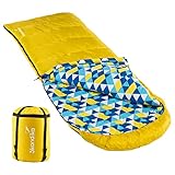 Skandika Deckenschlafsack Dundee Flanell | Baumwolle, Luxus-Qualität, koppelbar,...