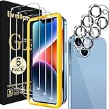 ivoler 3+3 Stück Schutz Glas Kompatibel für iPhone 14 Plus 6.7 Zoll, 3 Stücke...