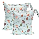 TRASUN Wetbag Kindergarten Nasstasche Windel Taschen Schwimmsachen Nassbeutel Nasse und...