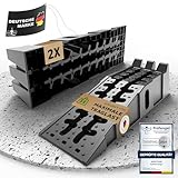 WERKTHOR Auffahrrampe PKW - [2er Set] Auffahrrampen für maximalen Halt [