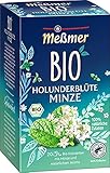 Meßmer Bio Holunderblüten Minze | 100% natürliche Zutaten | 20 Teebeutel |...