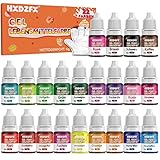 Lebensmittelfarbe Gel - 22 Farben Hochkonzentriertes Gel Lebensmittelfarb Set,...