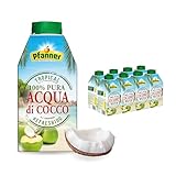 Pfanner Kokoswasser Getränk (8 x 500 ml) – Aqua di Cocco im Vorratspack –...