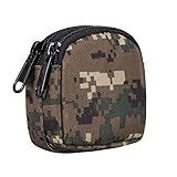 Fuhjythy Kleine Außentasche,Minigeldbeutel-Organisator Armee Gear(Wasserdicht)(Dual...
