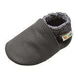 YALION Baby Weicher Leder Lauflernschuhe Krabbelschuhe Babyschuhe...