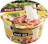 Mama Instant-Bowl-Reisnudeln Pho Bo mit Rindfleischgeschmack –...