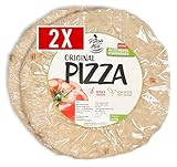 PinsaMia 2 x Pizza Original - italienischer Pizzaboden - Pizzateig ofenfertig -...