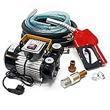 Bio Dieselpumpe Heizölpumpe selbstansaugend 230V/550W 60l/min automatische Pistole...