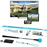 PHIGOLF Mobile und Home Smart Golf Game Simulator mit Swing Stick - WGT Edition