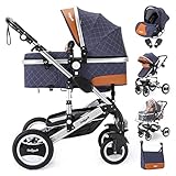 Daliya® Bambimo 3in1 Kinderwagen Riesenset 15-Teilig Kombikinderwagen...
