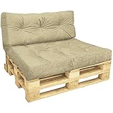VOUNOT Palettenkissen Set für Indoor und Outdoor, Palettenpolster Wasserdicht...