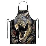 DISNIMO Verstellbare Kochschürze zum Kochen, Grillen, Backen, ölbeständig, langlebige...