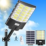 Lightasea 1200W Solar Straßenlaterne, IP65 Wasserdichte Solarlampen Strassenlaternen mit...