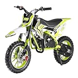 kamulouk 49cc Pocket Bike, 2-Takt Dirt Bike, Kinder Motorrad MIT Gasantrieb, PocketBikes...