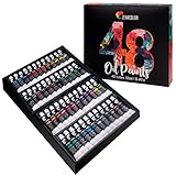 Zenacolor 48 Tuben Ölfarbe, 48 x 12 ml, professionelle Qualität, einzigartiges Set mit...