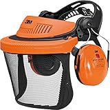 3M PELTOR G5V5CH51 G500 Gesichtsschutz und Gehörschutzkombination, Orange,36