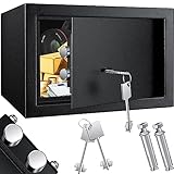 KESSER® Tresor Möbeltresor mit Doppelbartschloss, Safe Geldschrank Boden-Wandtresor...