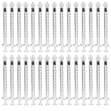 30 Stück 1ml Luer Lock Spritze: GOEDCH 1 ml Kunststoff Luer-Lock Spritze Ohne Nadel,...