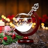 Weihnachtsdekoration, Sturmglas Schneekugel kreative Kristalltischplatte...