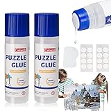 Celawork Puzzle Kleber für 1000/1500/3000 Stücke Puzzles, ungiftiger PVA...