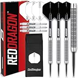 RED DRAGON Pegasus 22 Gramm-Professionelles Tungsten-Steeltip-Dart-Set mit Flights,...
