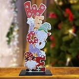 ODIWEN 5D Diamond Painting Ornamente, Weihnachten Diamonds Painting Set, DIY 5d Diamant...