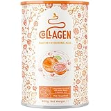 Collagen mit Elastin und Hyaluronsäure - Kollagen Hydrolysat Peptide Type I, II...