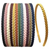 Yazon Stirnbänder für Mädchen und Frauen, Kunststoff-Stirnbänder mit Zähnen, 6 mm,...