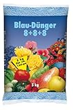 GPI Blaudünger 5kg 8+8+8 Blaukorn Universaldünger Gemüsedünger Blau Dünger