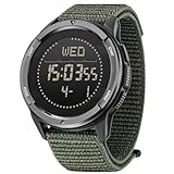 Militär Uhr Herren Digitaluhr Kompass Schrittzähler ohne app und Handy Kalorienzähler...