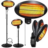 KESSER® Infrarot Wickeltischstrahler Wärmelampe für Baby, 2000W Heizlüfter Standgerät...