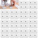 42 Stück Nachkaufset selbstklebende Gel Elektroden Pads 50 x 50 mm kompatibel mit Sanitas...