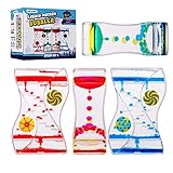 XINBAOHONG Tropfen Sanduhr Flüssig Bewegung Blasen 4 Stück Liquid Motion Bubble Timer...
