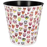 Papierkorb Modell wählbar 10 Liter - wasserdicht - 28 cm - aus Kunststoff bunte...