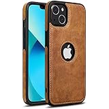 AIOVETEAB Hülle für iPhone 13 Mini Premium PU Leder Anti-Rutsch Anti-Kratzer...