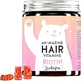 Biotin Hochdosiert Gummibärchen - Zuckerfrei - Haarvitamine für normales Haarwachstum...