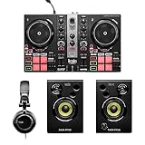 Hercules DJLearning Kit MK2 – Komplettes DJ-Paket mit DJControl Inpulse 200...