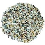 LSYHHXC Flusskiesel Mini Mehrfarbig poliert Fluss Sand Kies Garten Pflanze Aquarium Vase...