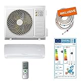 Home Deluxe - Klimaanlage Set SPLIT 12-12000 BTU/h (3.400 Watt) - Quick Connect, WIFI,...
