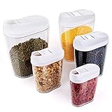 Czemo Schüttdosen Vorratsdosen 5er-Set BPA-Frei Frischhaltedosen Streudosen...