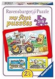 Ravensburger Kinderpuzzle - 06573 Bagger, Traktor und Kipplader - my first...