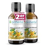 2 Johanniskraut hochdosiert Extrakt Tropfen Tinktur 50 ml – Tüpfel-Johanniskraut...