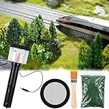 STEEIRO Mini Grass Beflockung Applikator für DIY Begrasungsgerät Landschaftsbau Scenic...