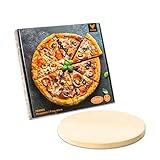 FENNEK XL Pizzastein | Ø320 mm | Dicke: 20 mm | für Backofen, Steinofen,...