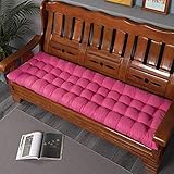 Dickes Sitzkissen für Garten, Terrasse, Holzbank, weiche Stuhlmatte für Schaukelstuhl,...