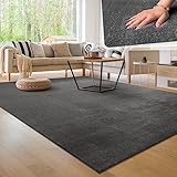Paco Home Moderner Kuscheliger Wohnzimmer Teppich Kurzflor waschbar flauschig Weich...