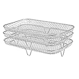 Holzkohlegrill Gestell kompatibel mit den meisten Luftfritteusen-Luftfritteusen-Zubehör....