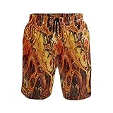 Kunst Abstrakte Flüssigkeit Herren Badeshorts Badehose mit Mesh-Futter Boardshorts für...