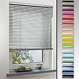Homelia Alu-Jalousie, Aluminium-Jalousie / 180 x 160 Silber / Wand-und Deckenmontage,...